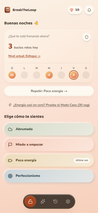 Elige cómo te sientes ahora